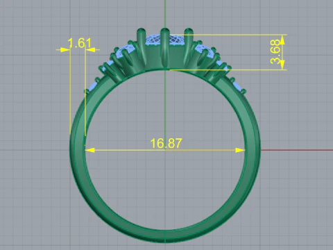 369 Ring 3D Print Model