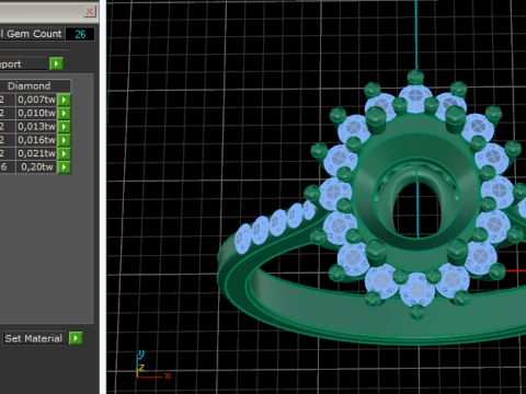 370 Ring for women 3D Baskı Modeli