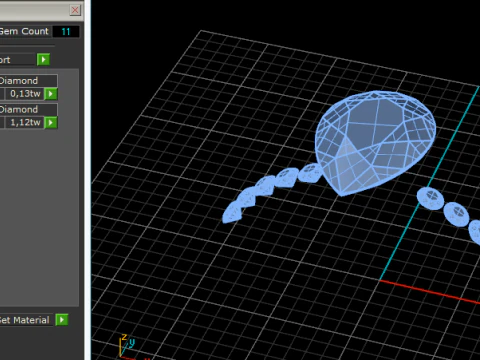 371 Beautiful ring 3D Print Model