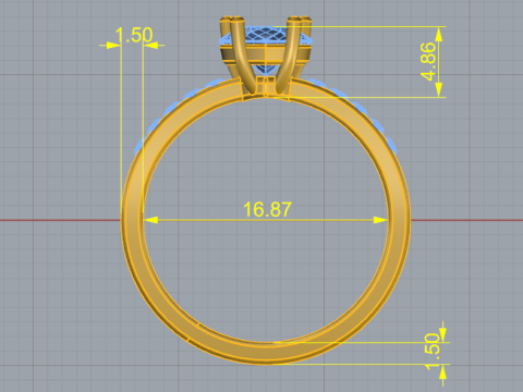 371 Beautiful ring 3D प्रिंट मॉडल