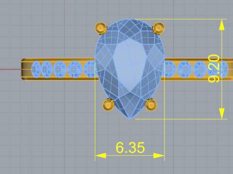 371 Beautiful ring 3D Print Model