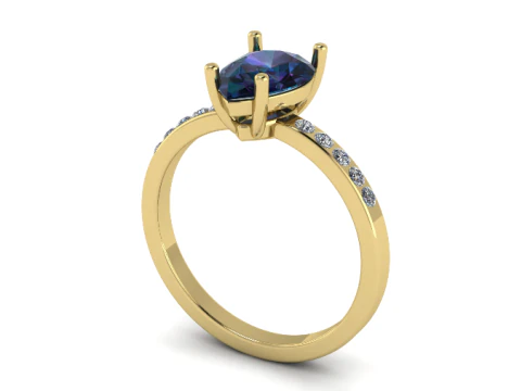 371 Beautiful ring 3D Print Model