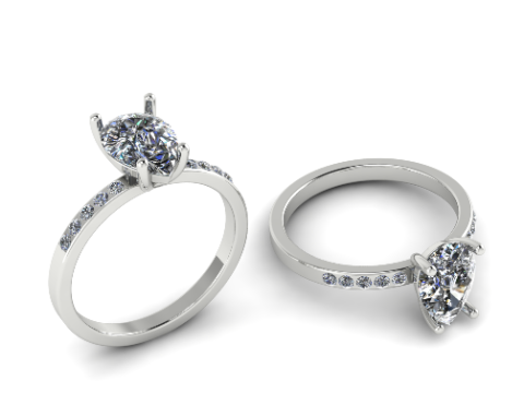 372 Beautiful ring 3D Print Model