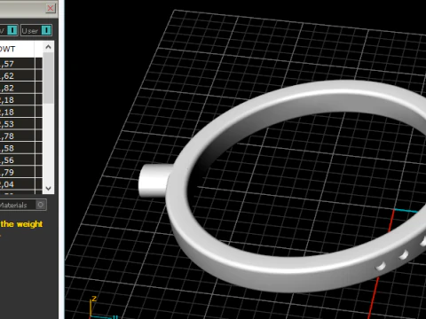 372 Beautiful ring 3D Print Model