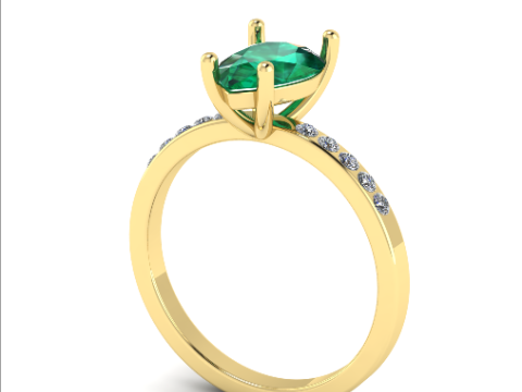 372 Beautiful ring 3D Print Model