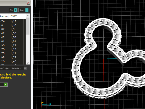 374 Pendant mickey mouse Model do druku 3D