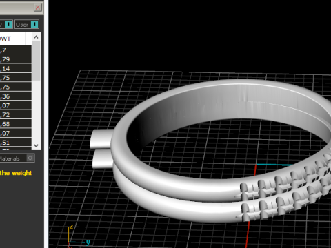 375 Beautiful ring Modèles 3D en vedette