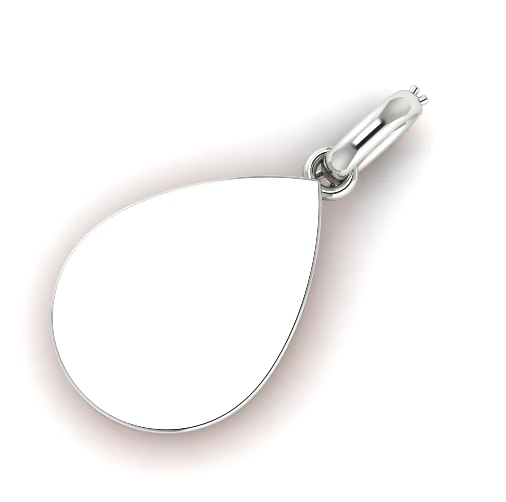 376 Pendant in the shape of a drop 3D Print Model .c4d .max .obj .3ds .fbx .stl .blend 