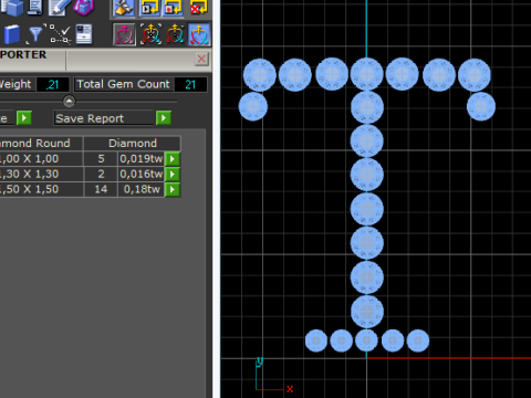 378 Pendant in the shape of the letter T 3D Принт Модель