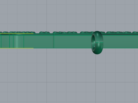 378 Pendant in the shape of the letter T 3D Принт Модель