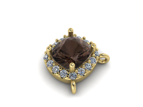 379 Pendant with stones Modelo de Impressão 3D