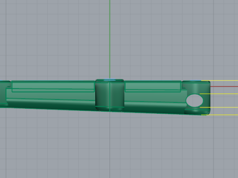 381 Pendant cross 3D Print Model