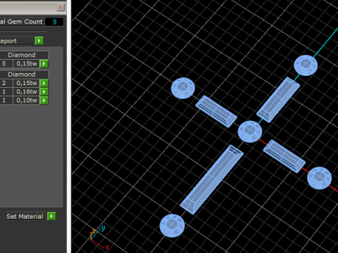 381 Pendant cross 3D Print Model