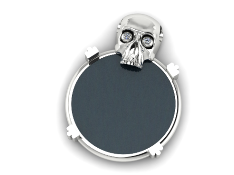 382 Pendant skull 3Dプリントモデル