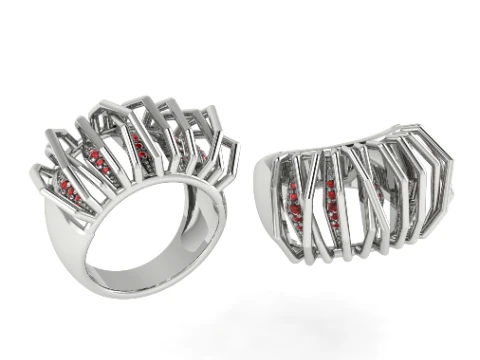 383 Beautiful ring 3D Print Model