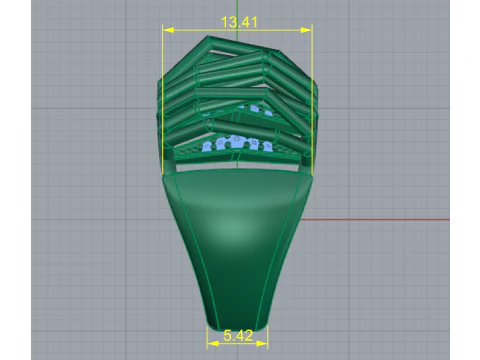 383 Beautiful ring 3D Print Model