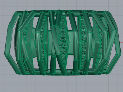 383 Beautiful ring 3D Print Model