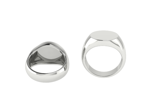 385 Mens ring without stones 3Dプリントモデル