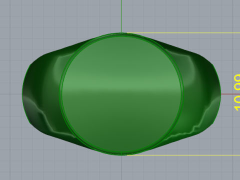 385 Mens ring without stones Modello di stampa 3D
