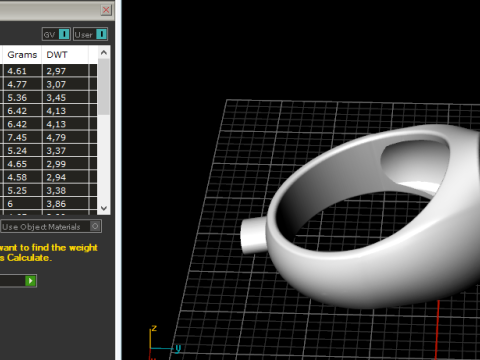 385 Mens ring without stones Modello di stampa 3D