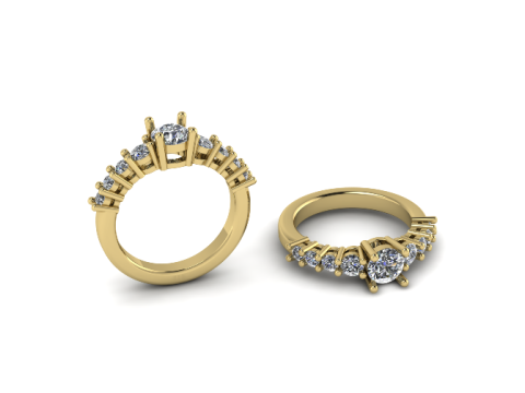 386 Ring 3Dプリントモデル