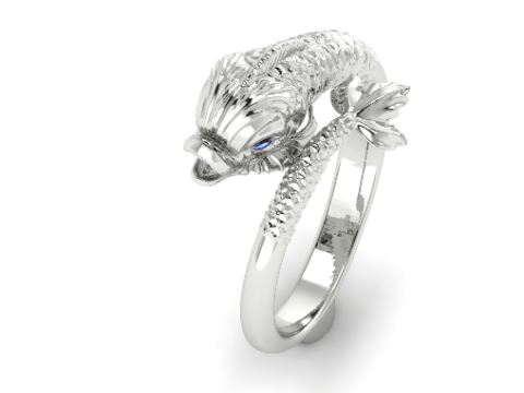 387 Ring Fish 3D Print Model