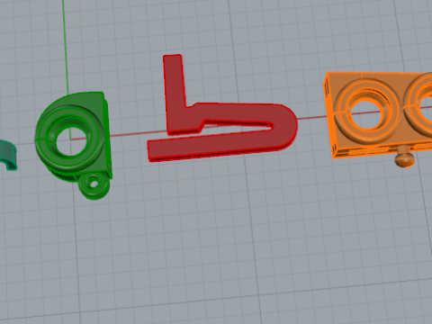 Bracciale 390 Modello di stampa 3D