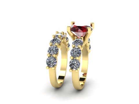 392 Female ring Model do druku 3D