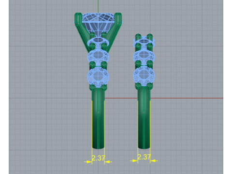 392 Female ring Model do druku 3D