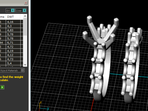 392 Female ring Model do druku 3D