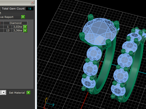 392 Female ring Model do druku 3D