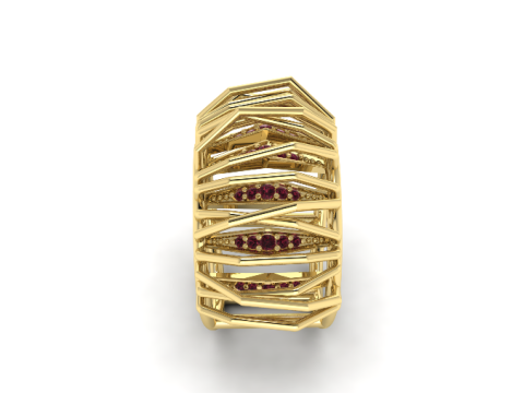 396 Beautiful ring 3D-printmodel