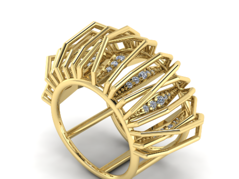 396 Beautiful ring 3D Print Model