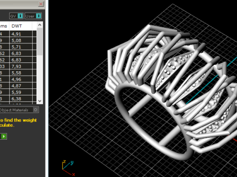 396 Beautiful ring 3D Print Model