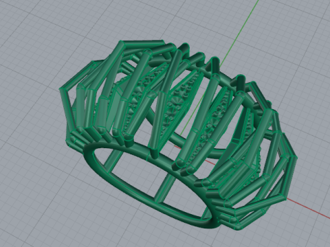 396 Beautiful ring 3D Print Model