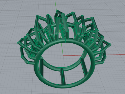 396 Beautiful ring 3D Print Model