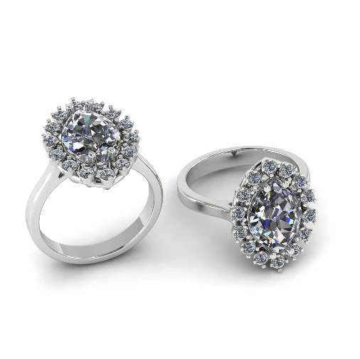 398 Female ring 3D Print Model .c4d .max .obj .3ds .fbx .stl .blend 