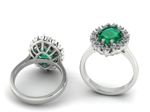 398 Female ring Modelo de Impressão 3D