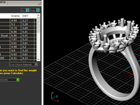 398 Female ring 3D Print Model