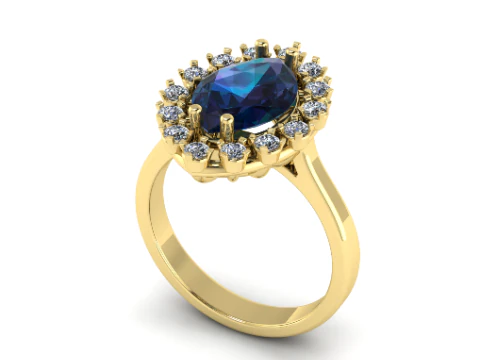 398 Female ring 3D Print Model