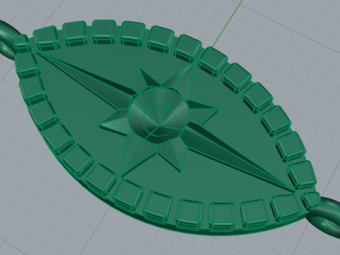 399 Pendant eye Modèles 3D en vedette