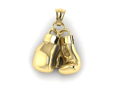 400 Pendant boxing gloves Model Cetak 3D