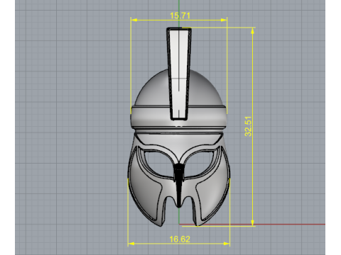 401 Pendant mask Modelo de Impressão 3D