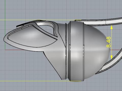 401 Pendant mask Modelo de Impressão 3D