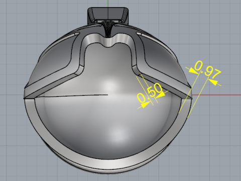 401 Pendant mask Modelo de Impressão 3D