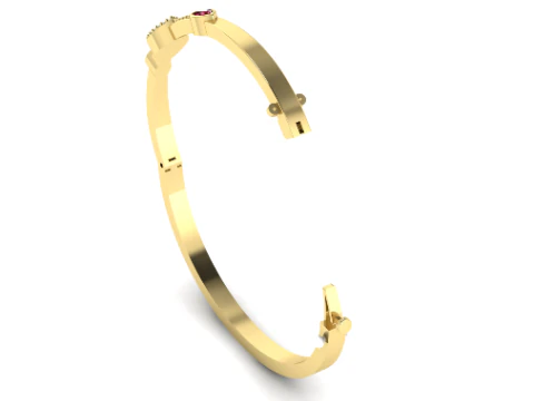 402 Bracelet with stones 3D Print Model