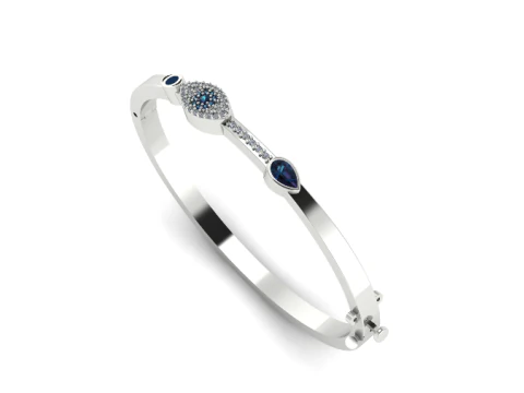 402 Bracelet with stones 3D Print Model