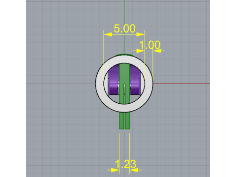 403 Lock for bracelet 3Dプリントモデル