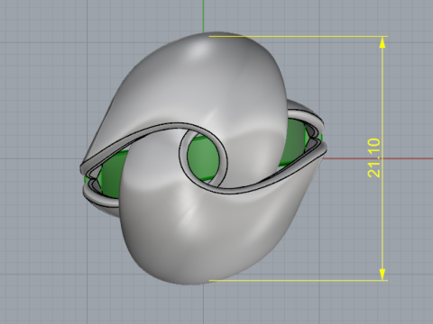 404 Ring without stones Modelo de impresión 3D