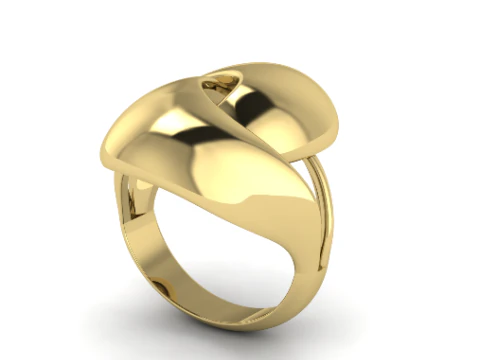 404 Ring without stones 3D Print Model